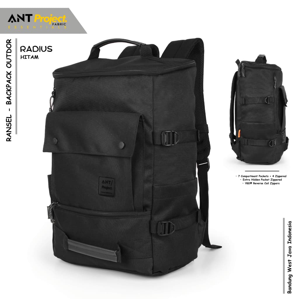 Ant Project - Outdor RADIUS Men's Backpack - Men's Casual Laptop Slot Backpack