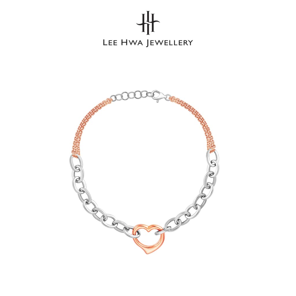 Lee Hwa Jewellery Rosetto Love Links Bracelet