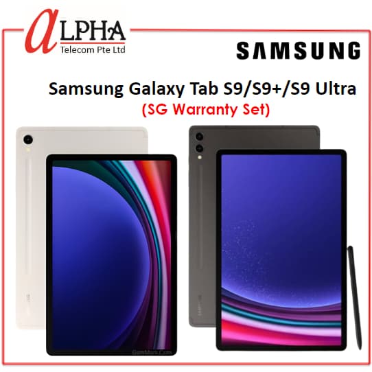 Samsung Galaxy Tab S9 / S9+ / S9 Ultra *** 1 Year Singapore Samsung Warranty ***