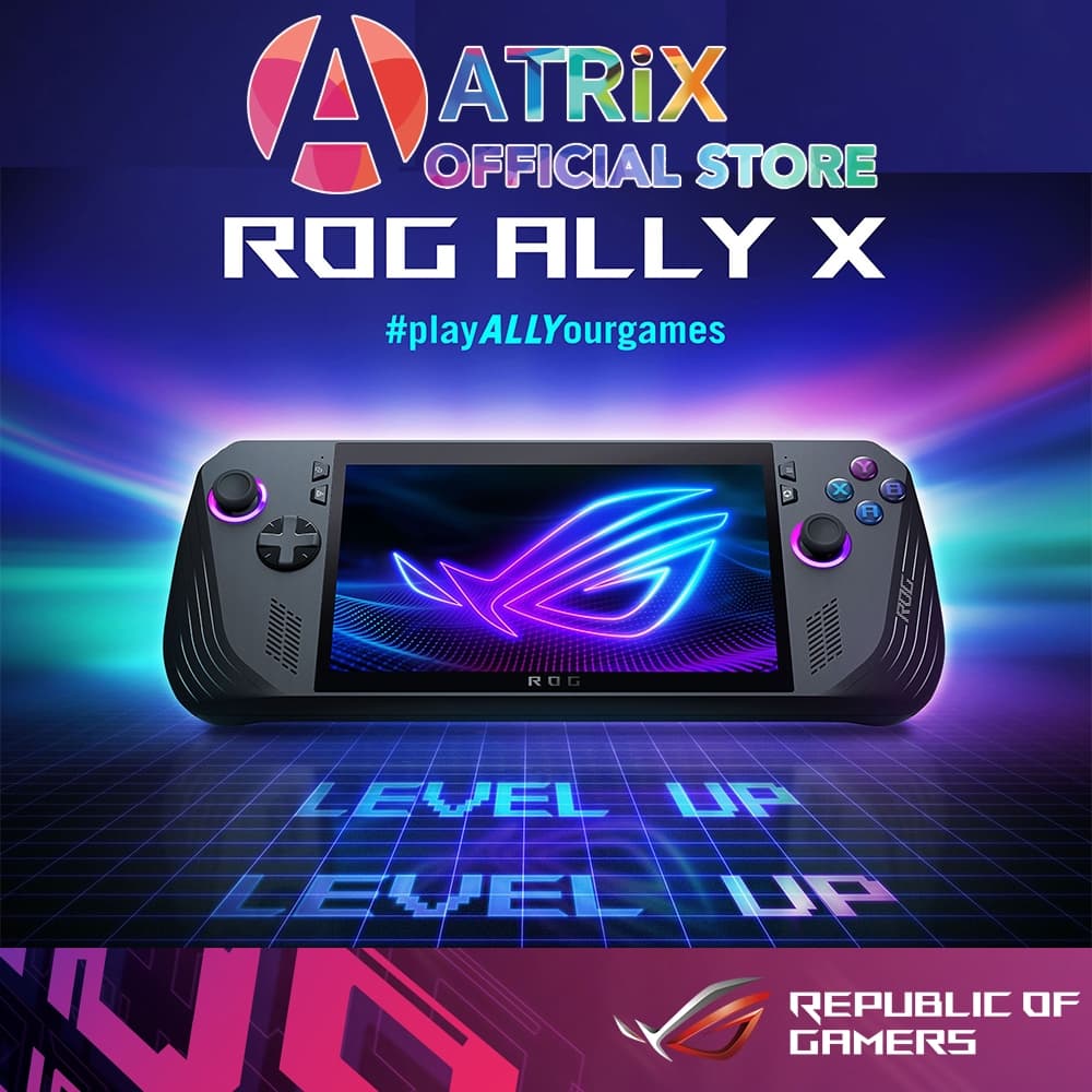ROG Ally X | 7” FHD Touch | Ryzen Z1 Extreme | Radeon Graphics | 24GB LPDDR5 | 1TB SSD | Win11 | 2Y