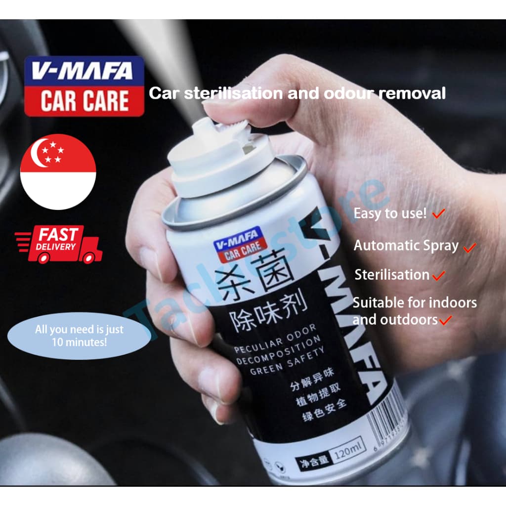 [SG Local Seller] VMAFA Car Air Freshener Deodorizer Aircon Cleaner Disinfectant