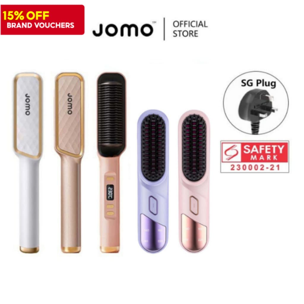 2024 NEW Premium Quality Hair Straightener Comb Curler Wireless Hair Straightener Negative Ion 无线直发梳