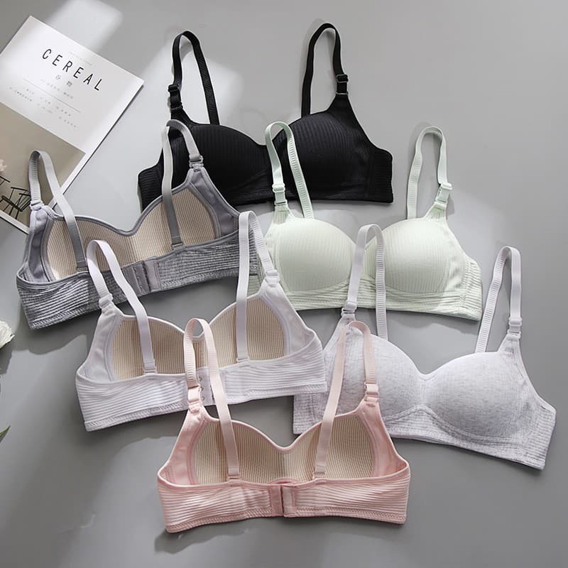 Comfortable seamless breathable bra for women's underwear without steel rings