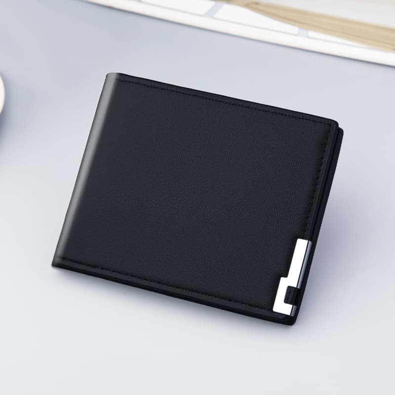 New Men wallet Short Thin Style Trendy wallet Youth Card Holder wallet Korean Version Clip